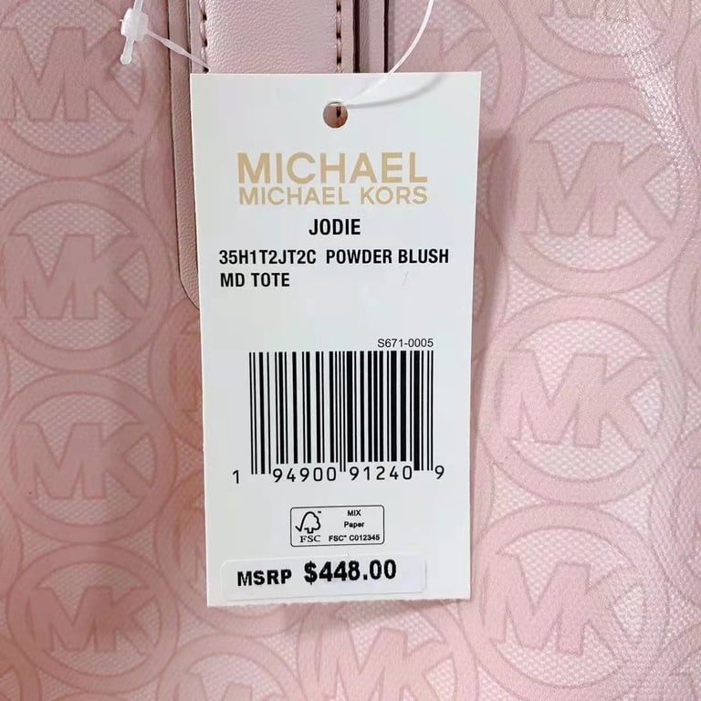 Michael Kors 35H1T2Jt2C Jodie Large Logo Jacquard Tote Bag In 