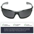 thumbnail image 6 of Polarized Wrap Around Sports Sunglasses for Men Women Driving Fishing Running Cycling Sun Glasses, 6 of 6