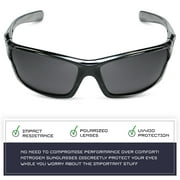 Polarized Wrap Around Sports Sunglasses for Men Women Driving Fishing Running Cycling Sun Glasses