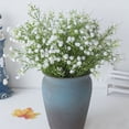 thumbnail image 6 of Cheers.US Artificial Flower Plant Faux Flower for Decoration Home Garden Porch Window Box Babys Breath Silk Fake Bush Flowers Bouquet Floral Arrangement Home Wedding Party Decorations, 6 of 9