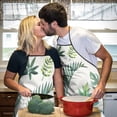 thumbnail image 5 of PKAGQEM Modern Minimalist Green Leaf Plant Aprons, 5 of 7