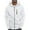 White*, variant on Men's Full Zip Hooded Jacket Long Sleeve Contrast Neon Zipper Pocket Design Outdoor Daily Outerwear Army Green