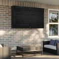 thumbnail image 5 of GDLF Outdoor TV Enclosure, 65 Inch Solid Wood Weatherproof TV Cabinet with Premium Dual-Arm Mount (Fits 60 to 65" TVs), Black, 5 of 9