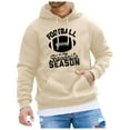 thumbnail image 1 of Wyzesi Oversized Sweatshirts Men Black Male Rugby Print Sweatshirt Long Sleeve Hooded Sweatshirt, 1 of 4