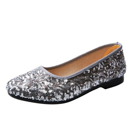 

QISIWOLE Sandals Women Indoor Leisure Flip-flops And Open-toed Flat Beach Rhinestone Sandals Deals