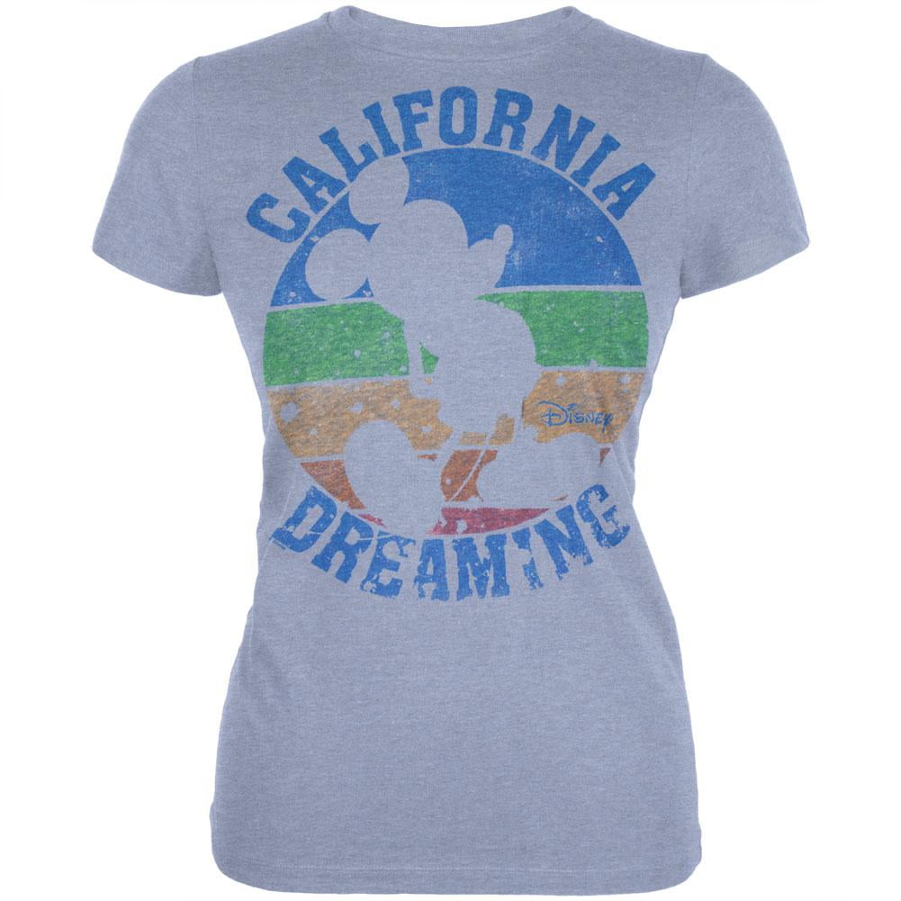 Mickey Mouse - California Dreaming Juniors T-Shirt - Walmart.com