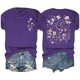 thumbnail image 1 of Fiudx Ofertas Flash Artículos En Oferta Blusas con Estampado de Flores Pequeñas para Mujer Top de Manga Corta con Cuello Redondo, 1 of 6