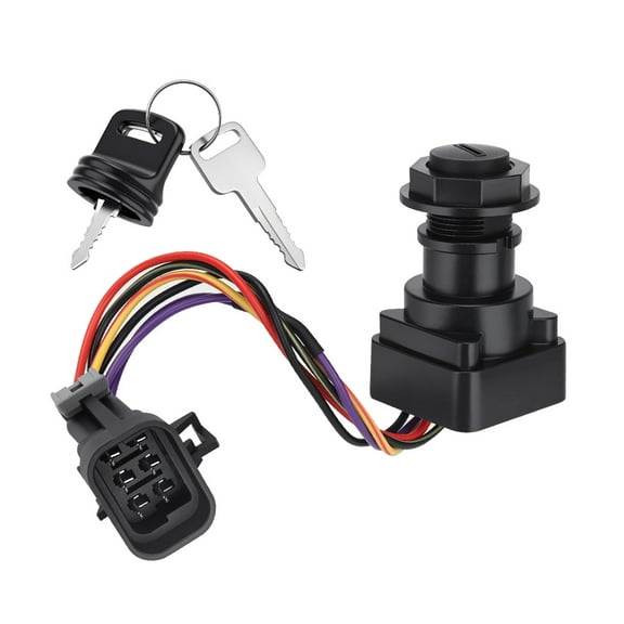 M MATI 3-Position Ignition Key Switch for Mercury Marine Quicksilver Outboard 87-897716K01 897716 8M0059686