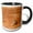 Black/White, variant on 3drose, Climbing, Moab Desert Adventures, Near Moab, Utah - Us45 Hga0280 - Howie Garber, 11oz Two-tone Yellow Mug