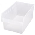 thumbnail image 1 of Quantum Storage QSB810CL Clear Plastic Storage Bins - 17.88 x 11.13 x 8 in., 1 of 1