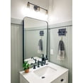 thumbnail image 5 of Frame My Mirror Highland Design Black 24" x 36" Rounded Corner Mirror, Rectangular, 5 of 8