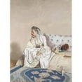 thumbnail image 3 of Jean-Etienne Liotard 19x24 Black Modern Framed Museum Art Print Titled - Marie Fargues, the Painter's Wife (1756 - 1758), 3 of 5