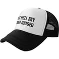 thumbnail image 2 of The Only Hell My Mama-Raiseds Mesh Cap Men Women Baseball Cap Trucker Hat Sports Cap, 2 of 8