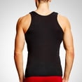 thumbnail image 4 of LODIENY Big and Tall (M-4XL) Tank Tops for Men Sleeveless Crew Neck Gym Workout Stretch Tees Ultra Light Muscle Slim Fit Fitness T Shirts Black XXXL, 4 of 5