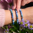 thumbnail image 4 of Bracelet en Porcelaine Macramé Picasso / Oceanica, 4 of 9