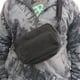thumbnail image 5 of Qarigey Black Chest Zero Wallet Conveniente y organizado bolso al aire libre Bolso bandolera de un hombro Bolsa de almacenamiento Bolsas de mensajero y de hombro, 5 of 6