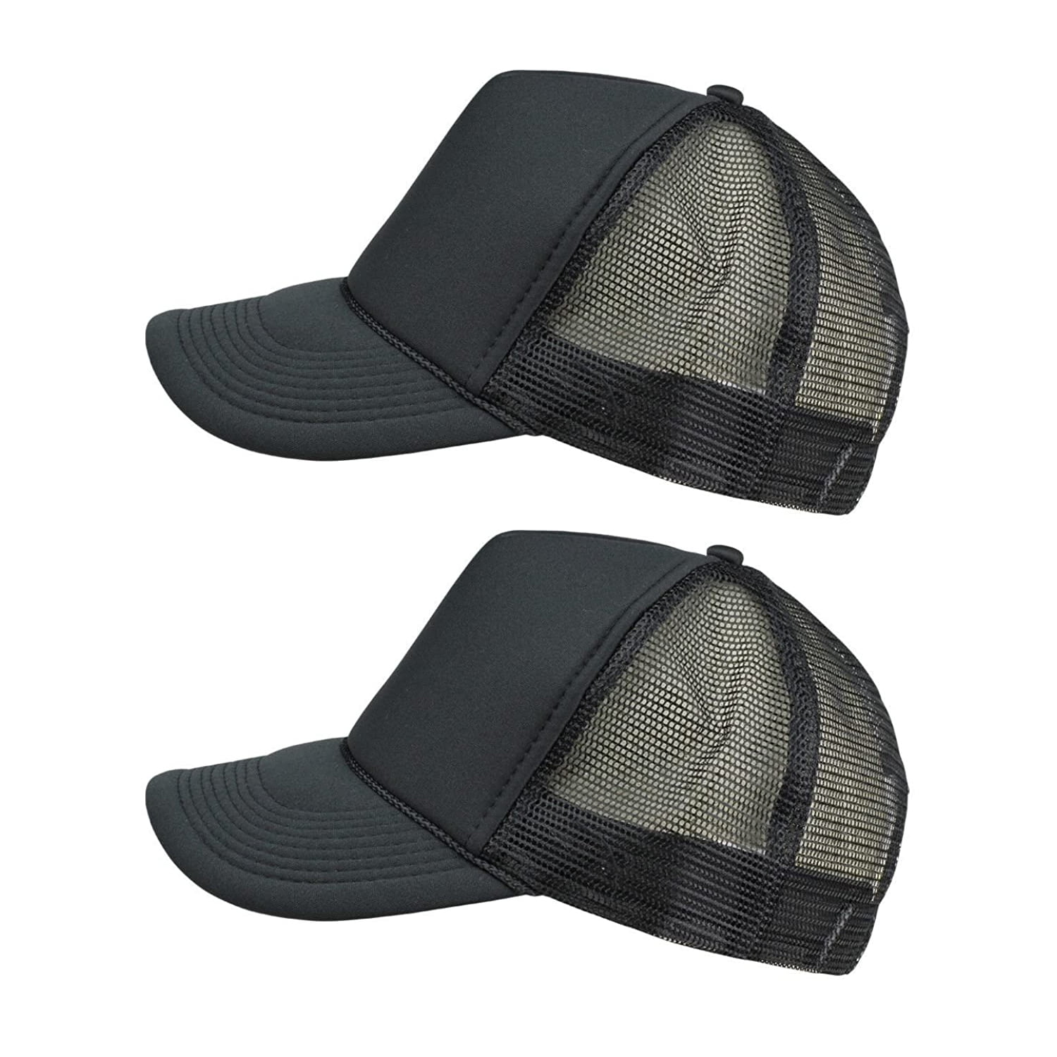 ImpecGear 2 Kid's Baseball Caps Trucker Hats Mesh Cap(2 Price of 1) Black - Walmart.com