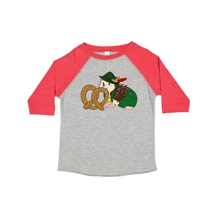 

Inktastic Cute Hedgehog with Pretzel Gift Toddler Boy or Toddler Girl T-Shirt