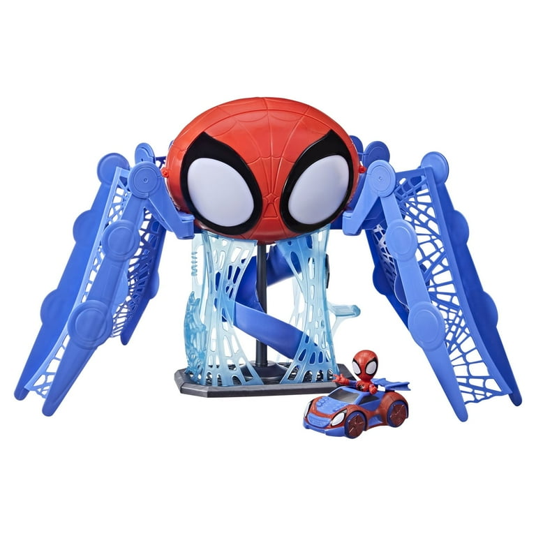 Marvel Spidey Web-Quarters Playset, Spiderman Toy Set with Marvel Spidey Web-Quarters Playset, Spiderman Toy Set with