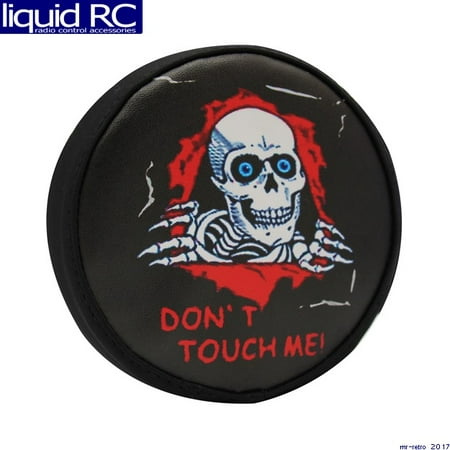 Hot Racing SCX36117K 1/10 Scale Skull Don t Touch Me Spare Tires Cover - Scx10
