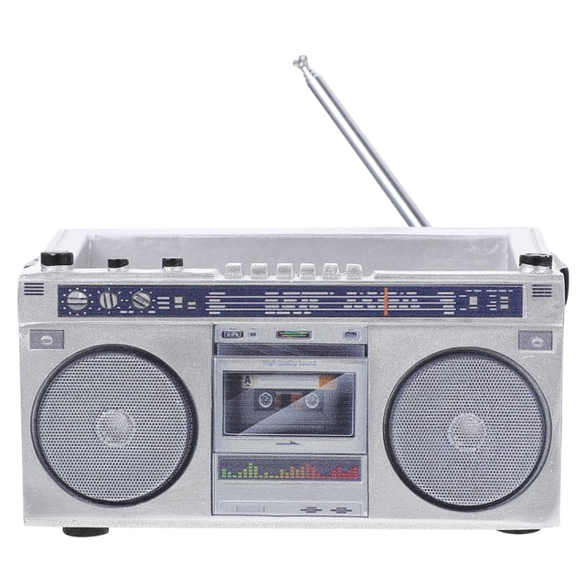 MasteelfCA Tape Recorder Shape Flower Planting Basket Flower Arrangement Container Desktop Ornament