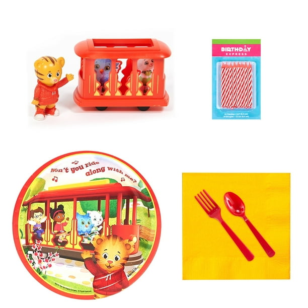 Daniel Tiger's Neighborhood Tableware and Cake Topper Kit