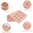 thumbnail image 4 of 8 Pieces Bra Extenders Brassiere Extension Straps Hooks 3 Hooks Design Portable, 4 of 8