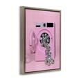 thumbnail image 2 of Stupell Industries Eclectic Disco Laundry Machine over Pink Brown Floating Frame Canvas Art, 17 x 21, by LISH Creative, 2 of 8