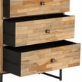 thumbnail image 4 of vidaXL Buffet Bois de Teck Récupéré 60x30x75 cm, 4 of 5