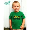 Tractor Loving Big Brother & Little Brother Matching Outfit Set