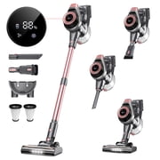 INSE Cordless Vacuum Cleaner,6 in 1 Powerful Stick Handheld Vacuum,35Kpa Vacuum Cleaner,45min Runtime,Lightweight Cordless Stick Vacuum for Hard Floor Carpet Pet Hair