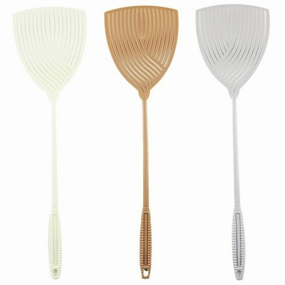 3 Pack Fly Swatters Heavy Duty, Flyswatter Jumbo Long Handle Fly Swat Shatter Bulk, Large Bug Swatter That Work