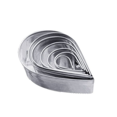 

Stainless Steel Drop Cake Jelly Bread Mold Cookie Biscuit Cutter Set