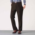 thumbnail image 6 of dzxyzu Men's Corduroy Pants Stylish Slacks Comfortable Trousers Hidden Extra Stretch Straight Leg Sweatpants with Pockets, 6 of 9