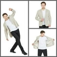 thumbnail image 4 of MAGE MALE Men's Slim Fit Blazer Jackets Casual Sport Coats, 4 of 7