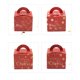 thumbnail image 4 of 12 cajas navideñas con asas para manzanas, galletas, dulces, calcetines, regalos, recuerdos de fiesta, decoración (rojo/patrón aleatorio), 4 of 5