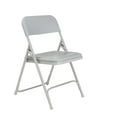 thumbnail image 3 of (Pack of 4) NPS 800 Series Premium Lightweight Plastic Folding Chair, Grey, 3 of 8