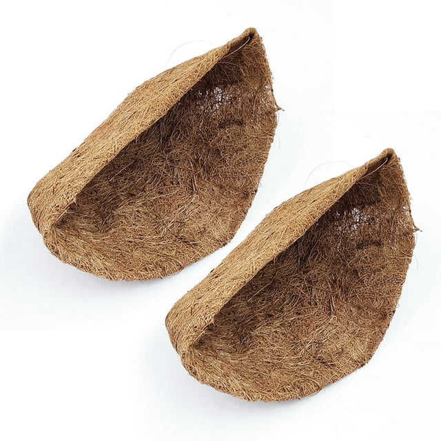 Hanging Hanging Orchid Flower Pot Balcony Planting Vegetables Coconut Palm Hanging Pot Flower Basket Fake Flower Pot Plastic Wall Basket Coconut Palm Hanging Basket Mat