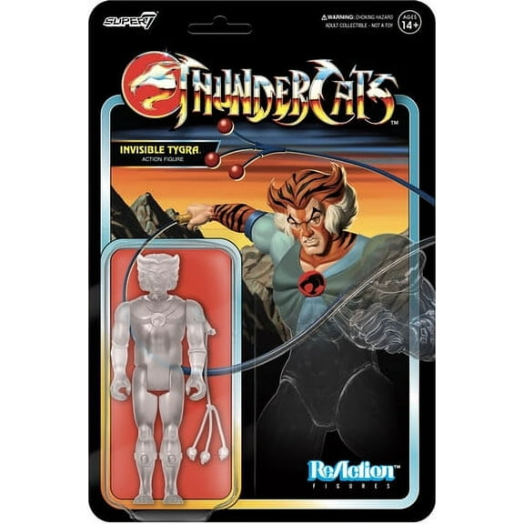 Super7 Invisible Tygra Thundercats Reaction Action Figure