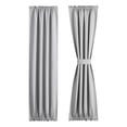 thumbnail image 1 of Cortinas para puertas francesas: cortina opaca térmica con bolsillo para varilla para puertas o ventanas de vidrio, puertas de cocina y patio para mayor privacidad, 132 x 183 cm de largo, 1 panel,, 1 of 8
