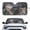 Broken Glass Cat, variant on Aplkyhs Aztec Cactus Automotive Windshield Sun Shade Native American Auto Sun Shades Front Windshield Universal Sun Visor for Car Front Window and Interior Sun Protection