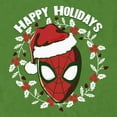 thumbnail image 2 of Men's Marvel: Spider-Man Happy Holidays  Graphic Tee Kelly Green Medium, 2 of 5