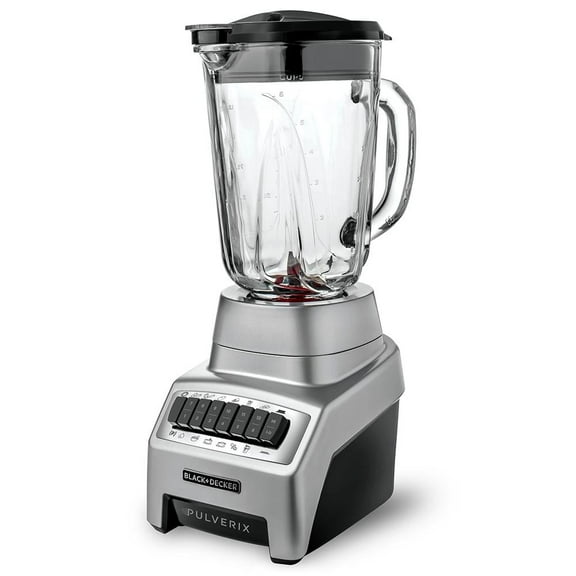 Licuadora Black & Decker Pulverix 12 Velocidades + Función de Pulso Plata