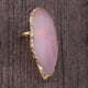 thumbnail image 3 of EeaseMX Mini anillo para manicura con textura de ágata y jade dorado, color ajustable (rosa), 3 of 7
