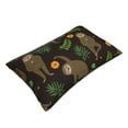 thumbnail image 3 of Balery Sloth Doing Yoga Bedding Queen Pillow Cases - Envelope Closure - Soft Brushed Microfiber Fabric - Shrinkage and Fade Resistant Pillow Cases-16"x24", 3 of 9