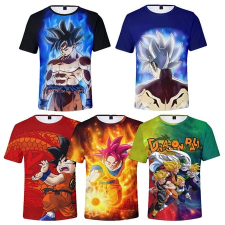 

Dragon Ball Women Crewneck Short Sleeve Tee Shirts Oversized Clothing For Women Men