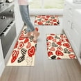 thumbnail image 5 of YIMEIS Valentine's Day hearts Fall Kitchen Rugs, Xmas Holiday Kitchen Mat Decor Home Decorations, Green Christmas Mats for Kitchen Floor - 16''*24'', 5 of 10