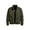 Green, variant on Men's Utility Jacket for Everyday Comfort in Casual Outings with Relaxed Fit Workwear- Design and Long Sleeve Zip Front Cardigan Style, Black, S