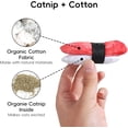 thumbnail image 3 of 4PCs Sushi Cat Toy with Catnip for Cat Chew, Kicking, Teething, Plush Toys for Kittens, Soft and Durable Cat Toy, 3 of 5
