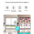 thumbnail image 4 of Window Privacy Film Red Purple Flower Stained Glass Window Film Decorative Sun Block Window Cover Farmhouse Spring Vine Floral Leaf Window Clings Static Adhesive Sticker for Bathroom 29.5"x78.7", 4 of 7